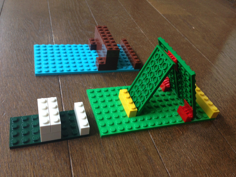 レゴブロックで作るスマホ・タブレットスタンド