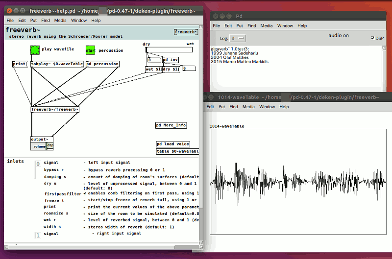 PureData vanillaにプラグインを入れて拡張してみる