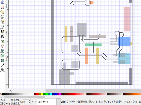 Inkscapeのレイヤー